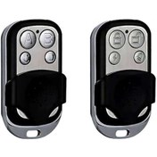 Resim Wezone 2 Adet Garaj Kapısı Kumandası - 4 Düğmeli, Plastik, Siyah, Anahtar Zinciri Boyutu 