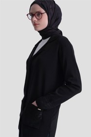 Resim Armine Dantelli Rayon Hırka Siyah 
