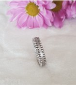 Resim Canka 4 Mm El Işi Erkek Gümüş Alyans 