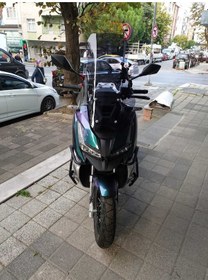 Resim Motocam Barossa Adv 125 Siperlik Ön Cam 2024 Model 75cm Açık Füme Renkli 4mm Uzun Cam 