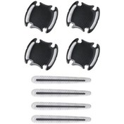 Resim Jms 3D Etkisi Çizilmeye Karşı Koruma Yaratıcı Epoksi Güvenlik Yansıtıcı 8 Adet Takım Kapı Kolu Etiket Beyaz 