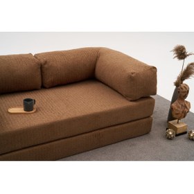 Resim Vivense COMFORT SERİSİ YATAKLI ÜÇLÜ MODÜL, KAHVE 