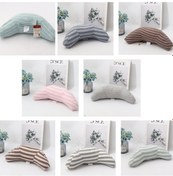 Resim Wondernest 2 Adet Çocuk Boyun Kafalık, Araba Yolculuğu İçin Rahat Omuz Koruma Yastığı Gri Şerit 