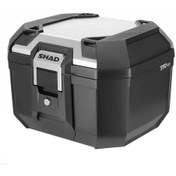 Resim Shad Tr41 Terra Motosiklet Arka Çanta - Alüminyum - Top Case Gri - Siyah 