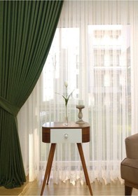 Resim Evdepo Home Çimen Yeşili Fon Perde Tek Kanat Çimen Yeşili 