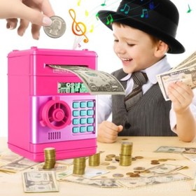 Resim Elektronik Şifreli Kasa Otomatik ATM Kumbara 