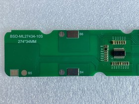 Resim BSD-ML27434-10S lityum pil koruma levhası elektrikli scooter 