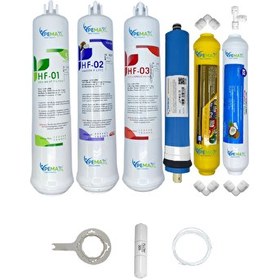 Resim Pemax Water Solutions Kapalı Kasa Su Arıtma Cihazlarına HFT 6'lı Vontron Mebran Mineral-Tatlandırıcı 