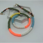 Resim Sibelya Aksesuar Hint Boncuğu Ve Fimo Boncuk Tasarım Gözlük Askısı Sa0940 