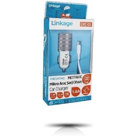 Resim Linkage Oto Araç Şarj, 2.1a Micro, 12-24v, 2usb, 10 Watt, 1mtkablo Lkc-05 