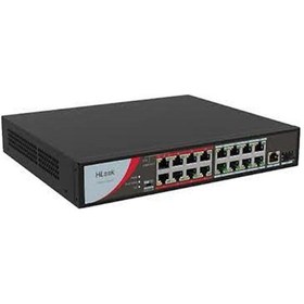 Resim Hilook NS-0318P-130(B) 16 Port 10-100 Poe Switch 1x1000 Mbps RJ45 Port1x1000 Mbps SFP Switch 
