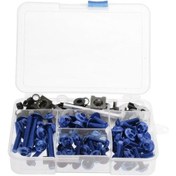 Resim Willowhaven 2004-2011 Honda Cbr125r Mavi Fairing Raptiye Klipler Vida Civataları Mavi 