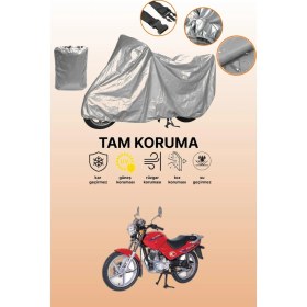 Resim Dokaca Gri Kymco Ck 125 Pulsar Uyumlu Motosiklet Brandası, Koruyucu Örtü, Motor Branda 