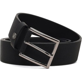 Resim Erkek Siyah Deri Kemer - Siyah / 130 