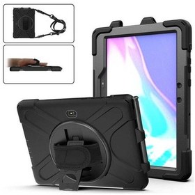 Resim Samsung Uyumlu Galaxy Tab Active Pro T547 Kılıf 10.1 Inç Zırh Silikon 