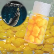 Resim 50 adet Şişelenmiş Yavaş Yüzeyde Yüzen Silikon Mısır Karpı Yemi, mısır aromalı - Gerçekçi yapay yem, balık avlama başarı oranını artırır, birden fazla kez kullanılabilir 