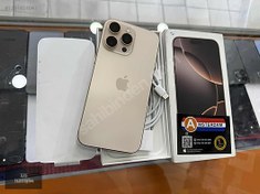 Resim Apple iPhone 16 Pro Max İkinci El YD | 256 GB | Çöl Titanyum İkinci El US İLETİŞİMDEN 16 PRO MAX ÇÖL FİZİKİ ÇİFT SİM GARANTİLİ MODEL
