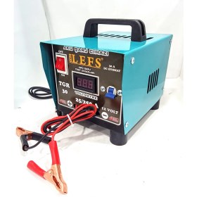 Resim PRO LEFS Akü Şarj Cihazı Redresör 12 Volt 30 Amper Dijital Göstergeli 250 Ampere Kadar Şarj 