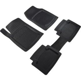 Resim Dnc Tuning Bmw 5 Serisi 520 Uyumlu Oto Paspas Seti Modern Siyah 3D Havuzlu 