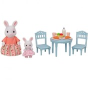 Resim Sylvanian Families Kar Tavşanı Anne ve Bebek Kahvaltı Seti 5682 