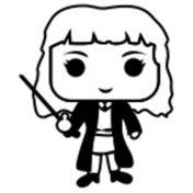 Resim habune Harry Potter Hermione özel yeni sticker 8*10 Cm 