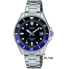 Resim Casio Mdv-10d-1a2vdf Erkek Kol Saati Metalik Gri 