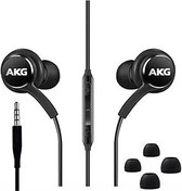 Resim Samsung Galaxy S10, S10E, S10+, S8, S8+, S9, S9+, Note 9 için 2022 Kulak İçi Kulaklıklar Stereo Kulaklıklar - AKG tarafından tasarlanmıştır - Mikrofon ve Ses Düğmeleri ile 3,5 mm Jak (Siyah) 