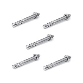 Resim Klipsli Metal Dübel M10x120 - 5 Adet - 