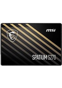 Resim Msi Spatıum S270 Sata 2.5 480 Gb 500-450mb/s 2.5 İnch Sata Ssd Harddisk 