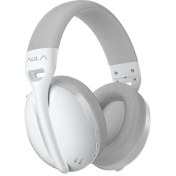 Resim Aula S6 Ultra Hafif Kablosuz Bluetooth Type-C Mikrofonlu Gaming Oyuncu Kulaklığı Beyaz 