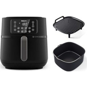 Resim 5000 Serisi XXL Connected HD9285/96 7.2 L Wi-Fi Bağlantı Pişirme Tepsisi ve Izgara Plaka Airfryer 