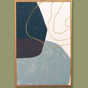 Resim Q-Art Blue Vision Yağlı Boya Tablo - 60x90 cm 