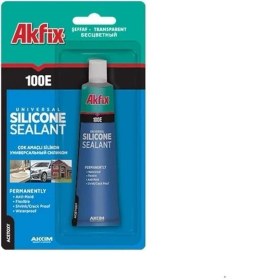 Resim Akfix Şeffaf Suya Dayanıklı Silikon Mastik 50 ml - Onarım ve Yalıtım İçin Dayanıklı Dolgu Malzemesi 