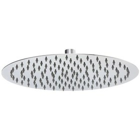 Resim Fause Tepe Duş Başlığı Oval Slim 304 Metal 25 Cm Ktd106 