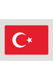 Resim Genel Markalar Türk Bayrağı Ön Cam Üst Köşe 12x8cm 1 Adet Bayrak Üst Cam Sticker 