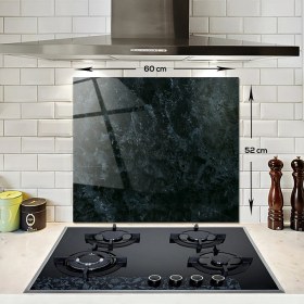 Resim Decorita Cam Ocak Arkası Koruyucu | Şef Ocak Arkası | 52cm x 60cm 