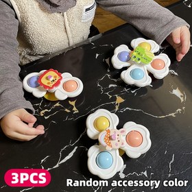 Resim 3 Adet Yaprak Şekilli Dönen Oyuncaklar, Banyo ve Masa Eğlencesi İçin, Doğum Günü/Noel/Cadılar Bayramı Hediyesi 