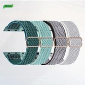 Resim Gaojunshop01 4'lü Solo Loop Kalp Atışı Mavi Deniz Yeşil Uyumlu İwatch Ultra 2 10 9 8 7 6 5 4 3 2 1 Se Nefes Alabilir Esnek Bileklik 