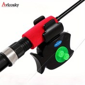 Resim 1 Adet AVLCOAKY Balık Çekiç Zili - Ayarlanabilir Hassasiyetli Elektronik Balık Isırığı Göstergesi, Pil ile Çalışan (Hava Kıyısı ve Tatlı Su için Dayanıklı ABS Yapı, Güvenliği ve Kolaylık Sağlar 