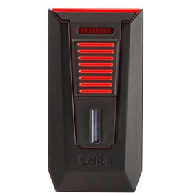 Resim Colibri Slide Siyah-kırmızı Puro Çakmağı 