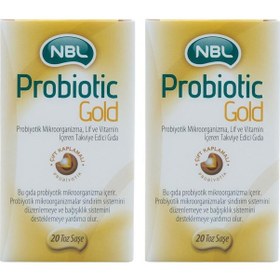 Resim Nbl Probiotic Gold 20 Stick Saşe 2 Adet 