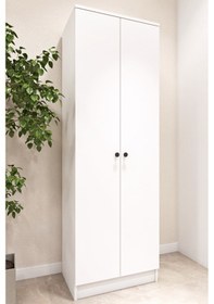 Resim Ases Mobilya Ases E53 Çok Amaçlı Dolap Mutfak Dolabı , Banyo Dolabı , Kiler Dolabı Beyaz Beyaz 