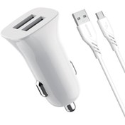 Resim AMİDA Adonis Led Işıklı Araç Hızlı Şarj Cihazı 12w 2400 Mah Outtos 