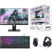 Resim Dragos DRX7740 R5-7600 32 GB 1 TB Nvme SSD 16 GB RTX5060Tİ 24.5" Free Dos Masaüstü Oyuncu Bilgisayarı 