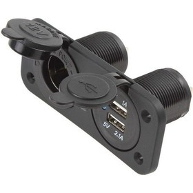 Resim Çiftli USB Çakmaklık Soketi 