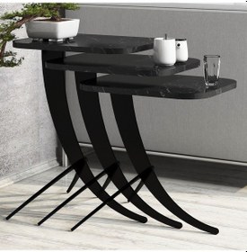 Resim Variant Pion Metal Ayaklı 3Lü Zigon Sehpa (322104756) 