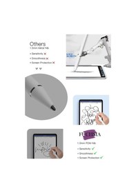 Resim Apple Ipad Air 10.9 2022 5.Nesil Eğime Uyumlu Şarjlı Stylus Pen 