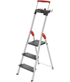 Resim Hailo L100 Topline 3 Basamaklı Alüminyum Merdiven 