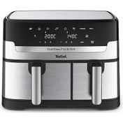 Resim Tefal Easy Fry & Grill Dual 8.3 L Az Yağlı Fritöz 