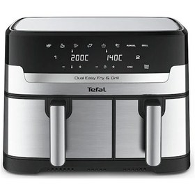 Resim Tefal Easy Fry & Grill Dual 8.3 L Az Yağlı Fritöz 